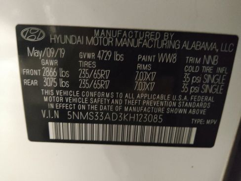 Used 2019 Hyundai Santa Fe SEL FWD image 33