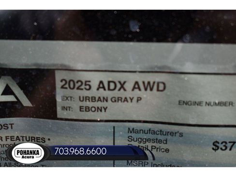 New 2025 Acura ADX AWD image 35
