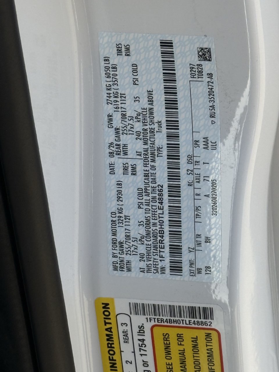 New 2026 Ford Ranger XL RWD image 22