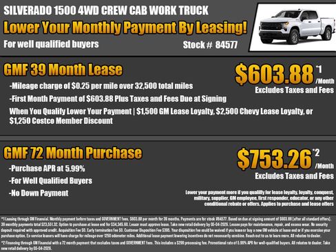 New 2026 Chevrolet Silverado 1500 W/T AWD/4WD image 2