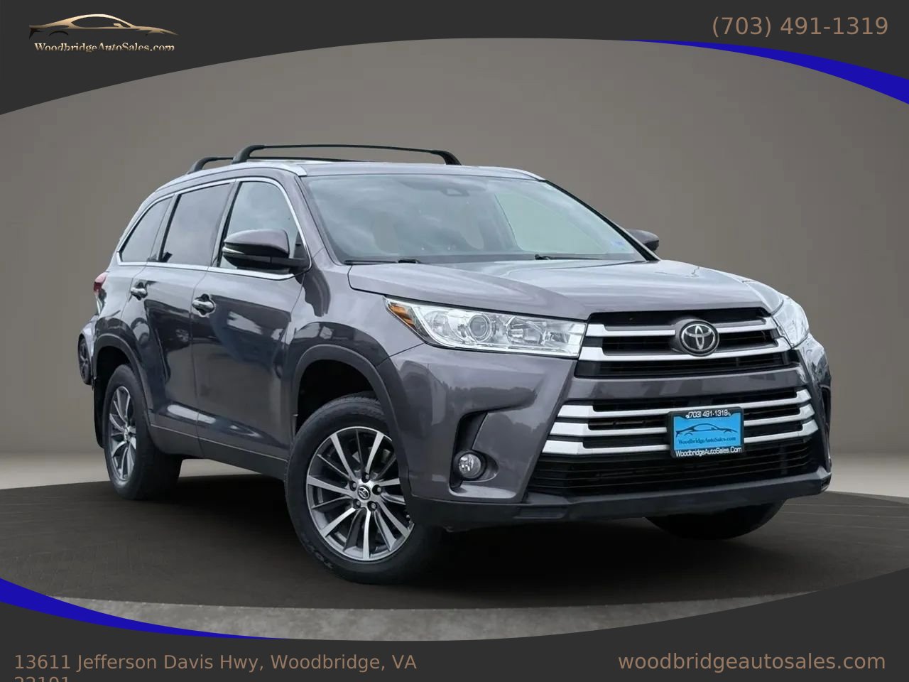 Used 2019 Toyota Highlander XLE AWD/4WD image 1