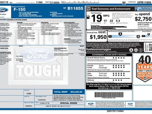 Used 2017 Ford F150 XLT AWD/4WD image 4