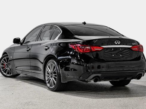 Used 2018 INFINITI Q50 Red Sport 400 w/ Sensory Package (Sport) RWD image 8