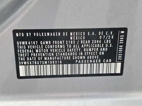 Used 2025 Volkswagen Jetta S image 34