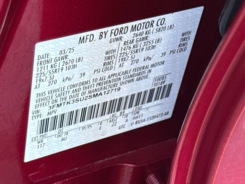 Used 2025 Ford Mustang Mach-E Premium w/ Sport Appearance Package AWD/4WD image 33