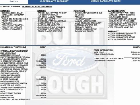 New 2026 Ford F250 XL w/ STX Appearance Package image 2