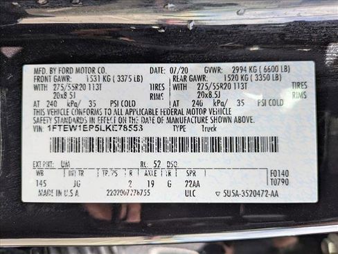 Used 2020 Ford F150 XL w/ Equipment Group 101A Mid AWD/4WD image 24