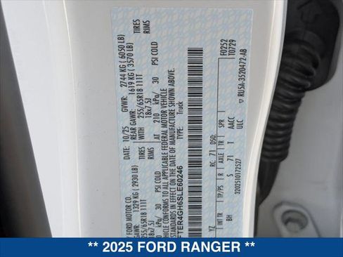 New 2025 Ford Ranger XLT image 21