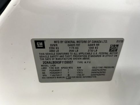 Used 2015 Chevrolet Equinox LT w/ Driver Convenience Package FWD image 27