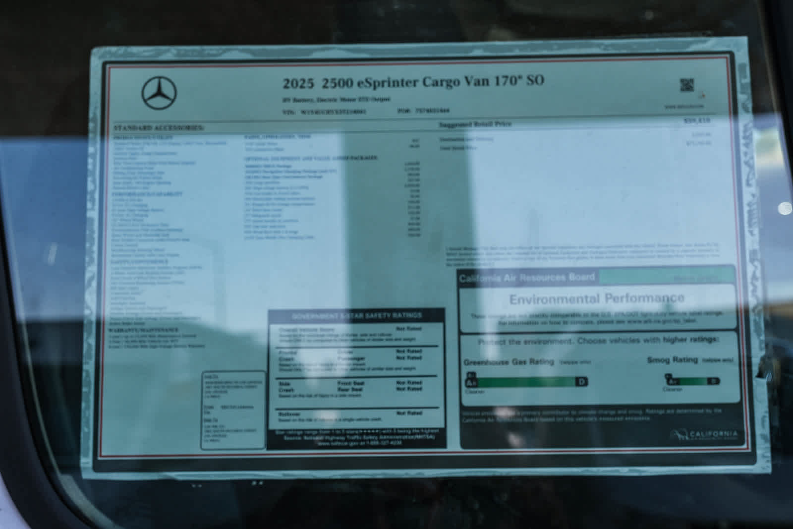 New 2025 Mercedes-Benz eSprinter 170 Cargo image 29