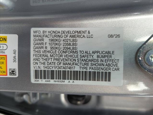 New 2026 Honda Accord LX image 17
