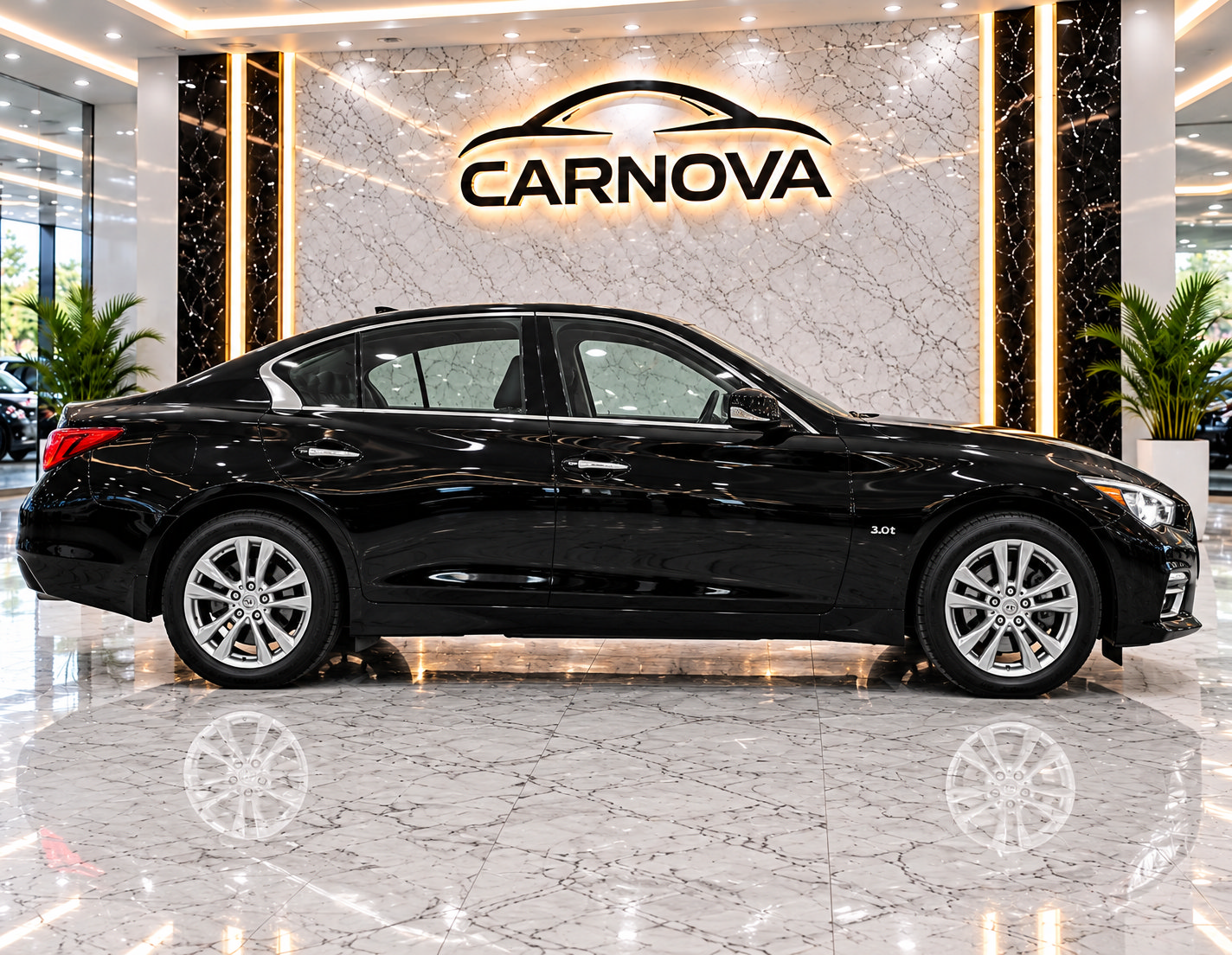 Used 2018 INFINITI Q50 Luxe RWD image 2