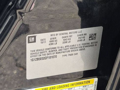 Used 2012 Chevrolet Malibu LS w/ LS Uplevel Package FWD image 28