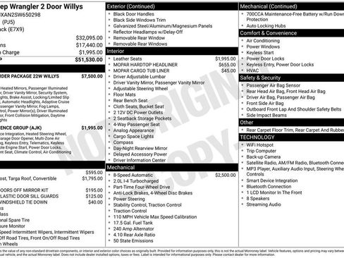 Certified 2025 Jeep Wrangler Sport AWD/4WD image 42