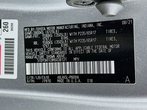 Used 2021 Toyota Sienna XLE AWD/4WD image 34