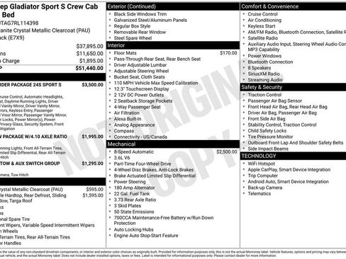 Used 2024 Jeep Gladiator Sport image 4