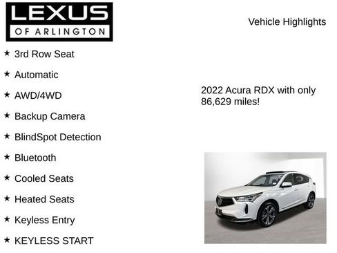 Used 2022 Acura RDX AWD w/ Advance Package image 7