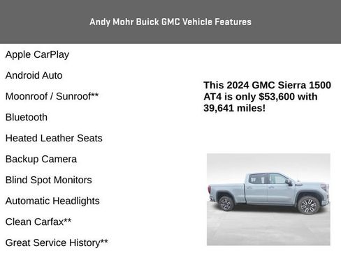 Used 2024 GMC Sierra 1500 AT4 w/ AT4 Premium Package AWD/4WD image 4