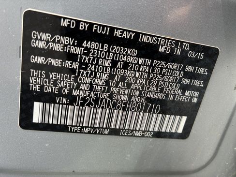 Used 2015 Subaru Forester 2.5i Premium w/ All-Weather Package AWD/4WD image 21