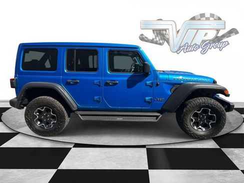 Used 2022 Jeep Wrangler Unlimited Rubicon 4xe w/ Steel Bumper Group AWD/4WD image 4