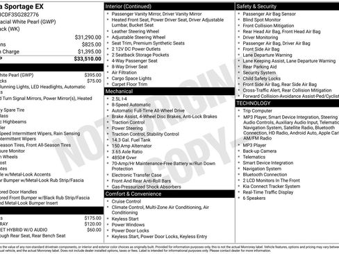 Certified 2025 Kia Sportage EX AWD/4WD image 29