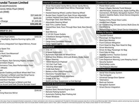Used 2023 Hyundai Tucson Limited AWD/4WD image 11