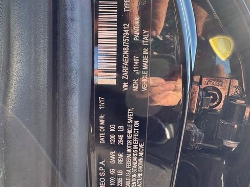 Used 2018 Alfa Romeo Giulia Ti Sport w/ Quick Order Package 22U Sport image 32