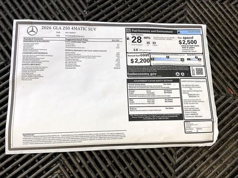 New 2026 Mercedes-Benz GLA 250 4MATIC image 18