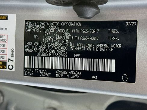 Used 2020 Toyota 4Runner TRD Off-Road Premium w/ Moonroof Package AWD/4WD image 35