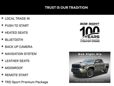 Used 2025 Toyota Tacoma TRD Sport w/ TRD Sport Premium Package image 2