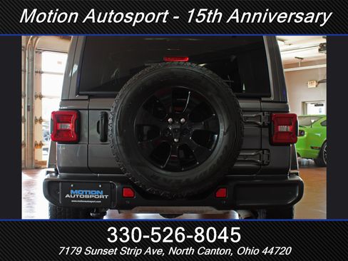 Used 2021 Jeep Wrangler Unlimited Sahara w/ Uconnect 4C Nav & Sound Group AWD/4WD image 9