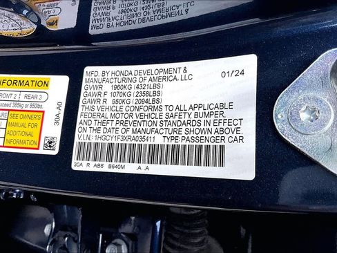 Used 2024 Honda Accord EX image 14