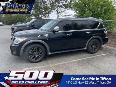 Used 2017 Nissan Armada Platinum w/ Captain Seat Package AWD/4WD image 1