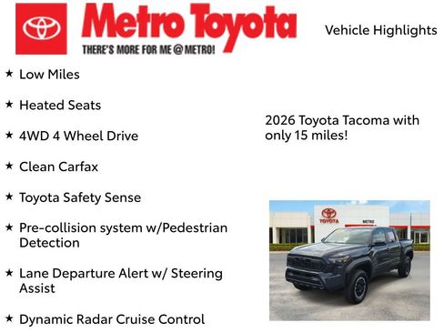 Used 2026 Toyota Tacoma TRD Off-Road AWD/4WD image 8