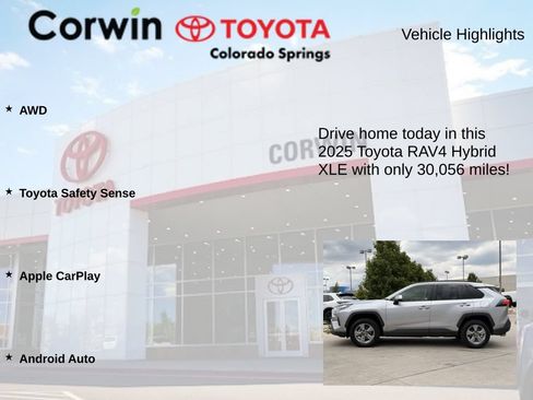 Used 2025 Toyota RAV4 XLE AWD/4WD image 6