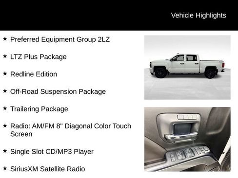 Certified 2018 Chevrolet Silverado 1500 LTZ Z71 w/ Redline Edition image 28