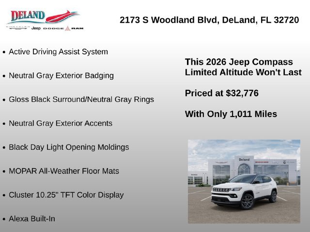 New 2026 Jeep Compass Limited w/ Sun, Sound & Navigation Group AWD/4WD image 37