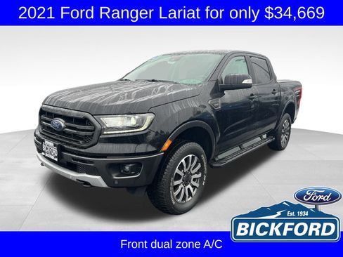 Used 2021 Ford Ranger Lariat w/ Equipment Group 501A High image 1