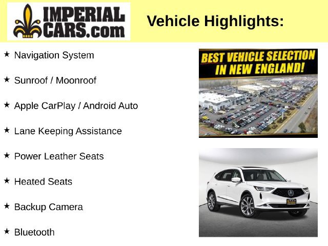 Used 2022 Acura MDX w/ Technology Package AWD/4WD image 8