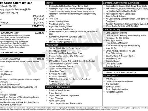 Used 2023 Jeep Grand Cherokee 4WD 4xe w/ Luxury Tech Group II image 4