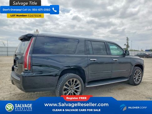Used 2019 Cadillac Escalade ESV Premium Luxury w/ Escalade Sport Edition AWD/4WD image 4