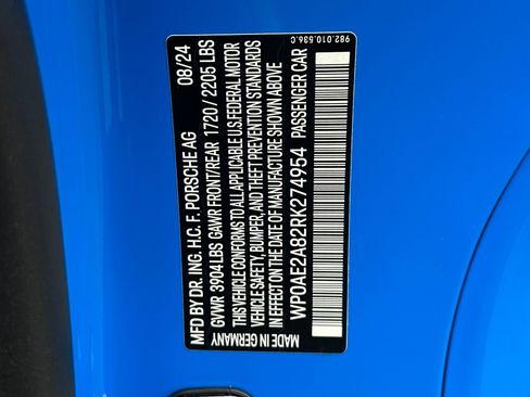 Used 2024 Porsche 718 Cayman GT4 RS image 26