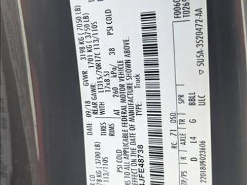 Used 2018 Ford F150 Raptor w/ Equipment Group 802A Luxury image 23