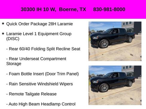 Used 2022 RAM 1500 Laramie w/ Sport Appearance Package image 10