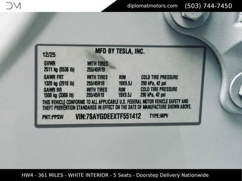 Used 2026 Tesla Model Y AWD image 44