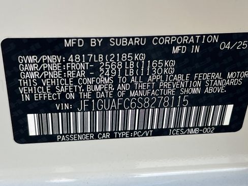 Used 2025 Subaru Impreza 2.0i Sport AWD/4WD image 29