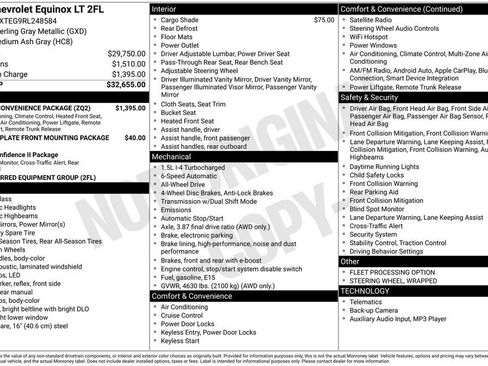 Used 2024 Chevrolet Equinox LT w/ Driver Convenience Package image 5