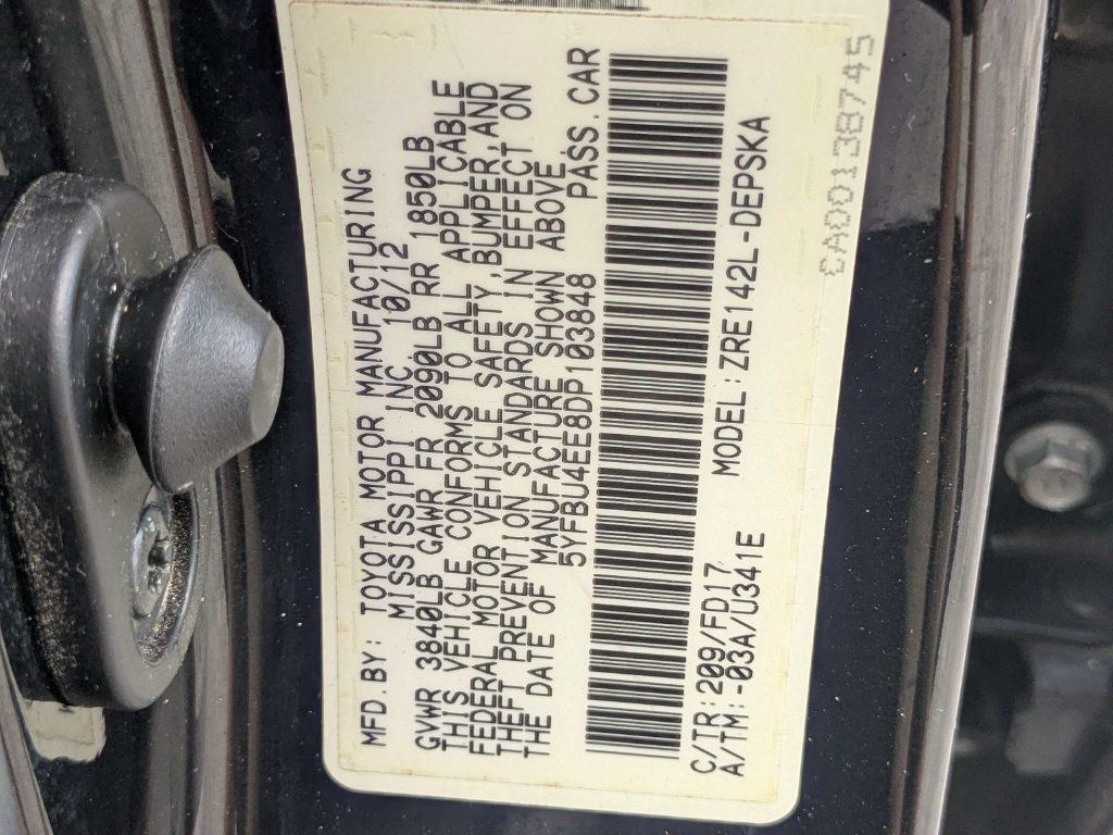 Used 2013 Toyota Corolla S FWD image 22