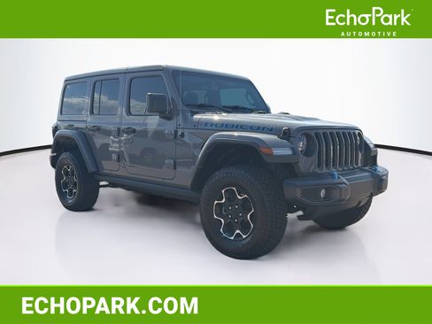 Used 2023 Jeep Wrangler Unlimited Rubicon 4xe w/ Cold Weather Group AWD/4WD image 1