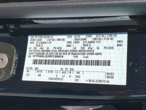 Used 2024 Ford F150 Lariat w/ Bed Utility Package AWD/4WD image 37